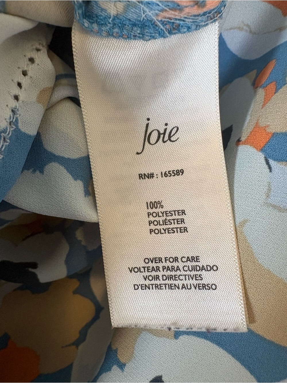 Joie Floral Colorful Blouse - Picture 6 of 6